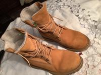 WertTimberland Naturprodukt Echt Leder Beige SchafwollFutter G.41 München - Hadern Vorschau