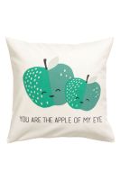 H&M Kissenhülle Bezug 40x40 Apfel You are the apple of my eye Thüringen - Schleusingen Vorschau