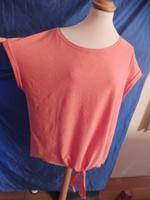 Bodyflirt 40 42 orange schwarz Zipfelshirt T-Shirt Lochstickerei Bayern - Donauwörth Vorschau