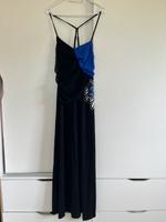 Abendkleid Blau Schwarz Pailletten Blume Bayern - Velden Vorschau