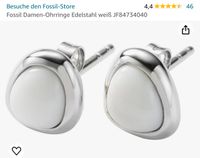 Ohrringe Ohrstecker Silber/weiß Hessen - Niestetal Vorschau