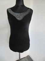 schickes Pailletten-Top, Top, Shirt, Orwell, schwarz, Gr. 40 Bayern - Manching Vorschau