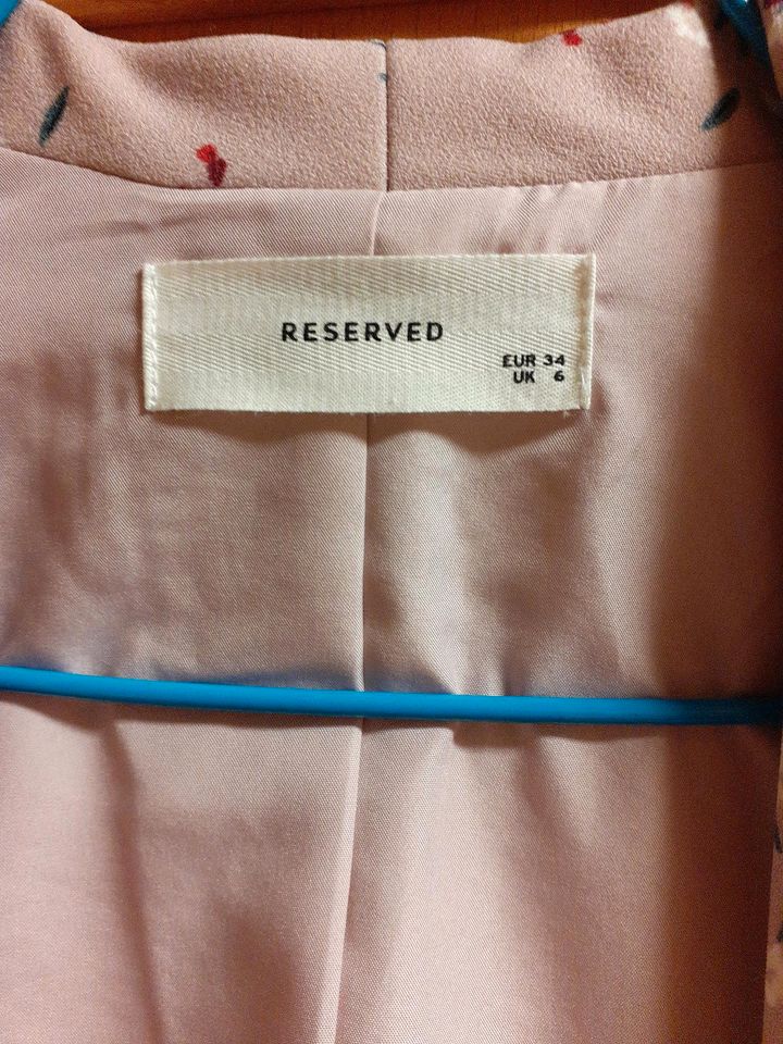 Reserved Blazer Jacke  Gr. 34, selten getragen in Rüssingen