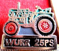 WURR 25PS Trecker Traktor Abzeichen Orden Pin Made in Germany Sch Niedersachsen - Hoya Vorschau