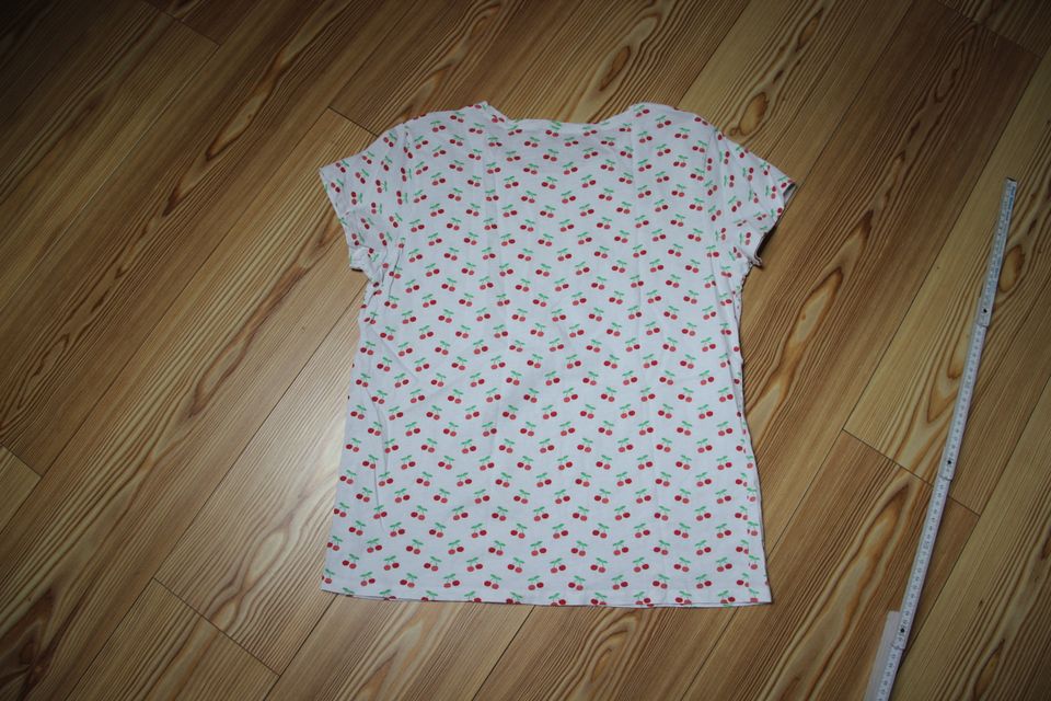 Shirt T-Shirt weiß Gr. L Basic Kirschen Cherry in Berlin