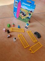 Playmobil Mädchen mit Meerschweinchen Gehege gelber Zaun 70424 Nordrhein-Westfalen - Lichtenau Vorschau