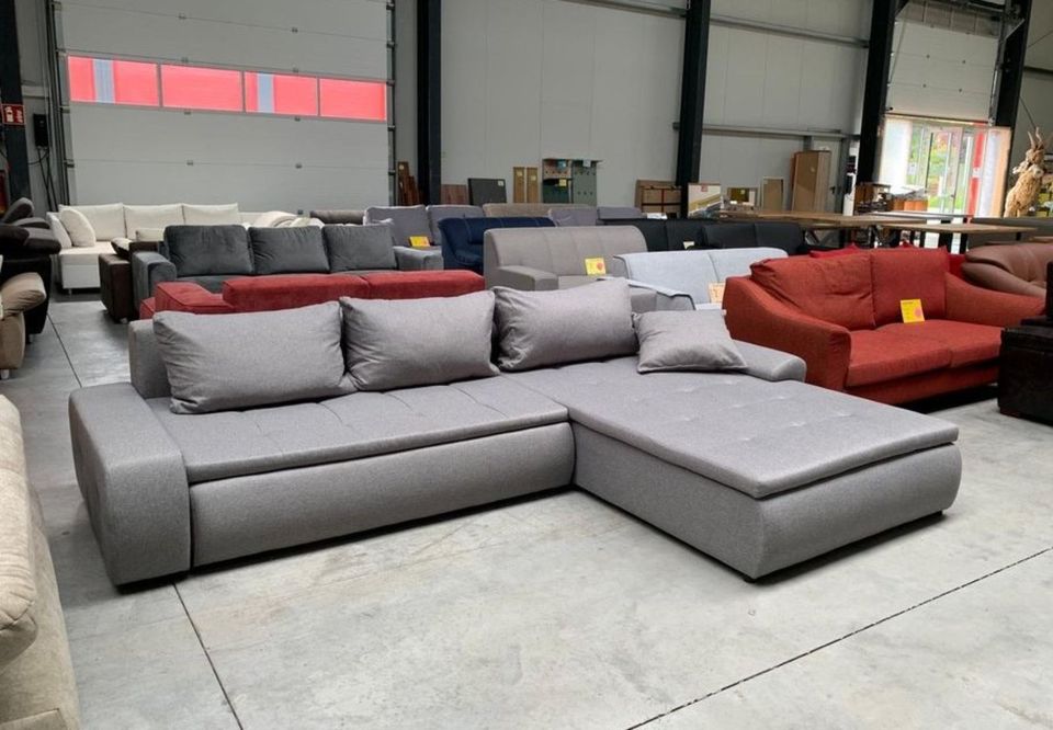 ⭐Schlafsofa - Ecksofa mit Bettkasten - Eckcouch mit Schlaffunktion - Couch - Sofa - Schlafcouch ● D&D Möbel⭐ in Hamm