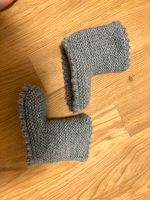 Unique Love Baby Booties Strickschuhe Schurwolle grau München - Moosach Vorschau