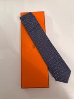 Hermès Krawatte – Lila mit Cocktail-Motiv – 100 % Seide Hessen - Wiesbaden Vorschau