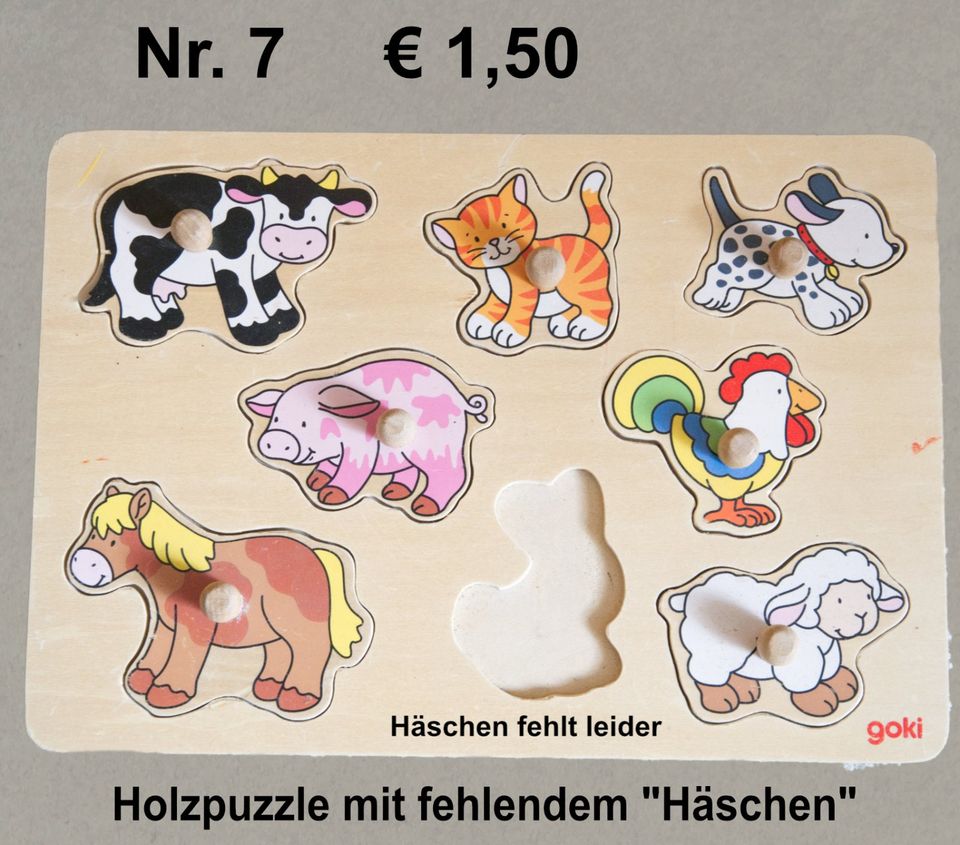 Puzzle – aus Holz und Pappe für Kinder ab 3 Jahre (419) in Westoverledingen