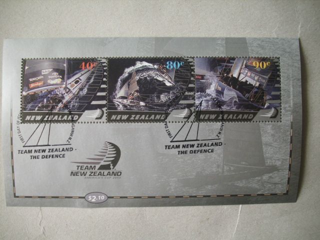 Briefmarken Neuseeland - Posten 10 -- 4 Blocks von 2003 in Hanau