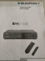 Bedienungsanleitung Blaupunkt vhs RTV-915hifi Kr. Altötting - Unterneukirchen Vorschau