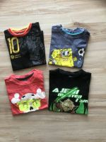 4er Set T-Shirts Totenkopf, Star Wars, Sponge Bob, Deutschland/Fu Bayern - Traunreut Vorschau