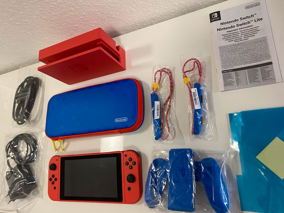 Nintendo Switch Mario Red & Blue Edition|NEUWERTIG|Anlieferung✅ in Viersen