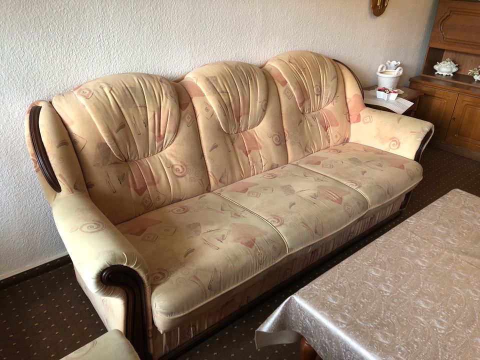 Couch Sofa Garnitur Sitzgarnitur mit Sessel in Essen