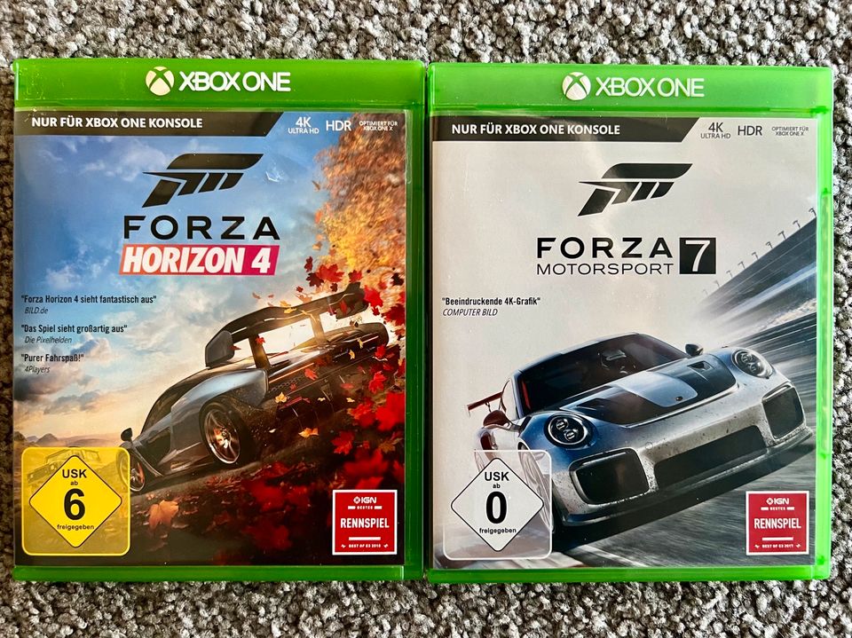 Xbox One / Series X Forza Horizon 4 & Forza Motorsport 7 je 20€ in Aichelberg