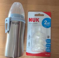 NEU OVP NUK Thermo Active Cup und 2 NUK Silikon-Trinktüllen Sachsen - Coswig Vorschau