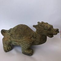 Bronzene Drache-Schildkröte aus der Qing-Dynastie, geldschmuggeln Rheinland-Pfalz - Saulheim Vorschau