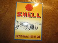 Werbeschild Reklameschild Blechschild Shell Bayern - Lauingen a.d. Donau Vorschau