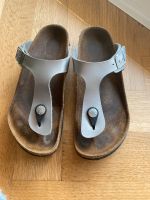 Birkenstock Silber 33 Nordrhein-Westfalen - Waldbröl Vorschau