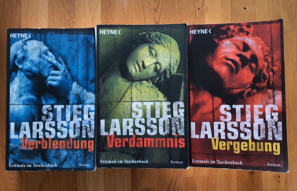 Stieg Larsson Millennium Trilogie Verblendung  Verdammnis  Vergeb in Bad Wünnenberg