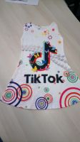 Kleid Schriftzug Tiktok Gr 128 Sachsen - Sohland Vorschau