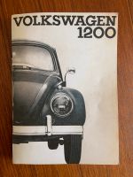 VW 1200 (Käfer) Betriebsanleitung November 1962 Duisburg - Homberg/Ruhrort/Baerl Vorschau