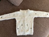 Strickjacke Cremeweiß mit Blumen 98 top Zustand Nordrhein-Westfalen - Bottrop Vorschau