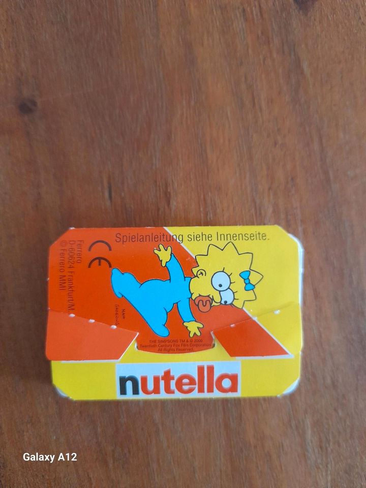 Nutella*NEU*Kartenspiel Simpsons sprint card 32 Karten in Wunstorf