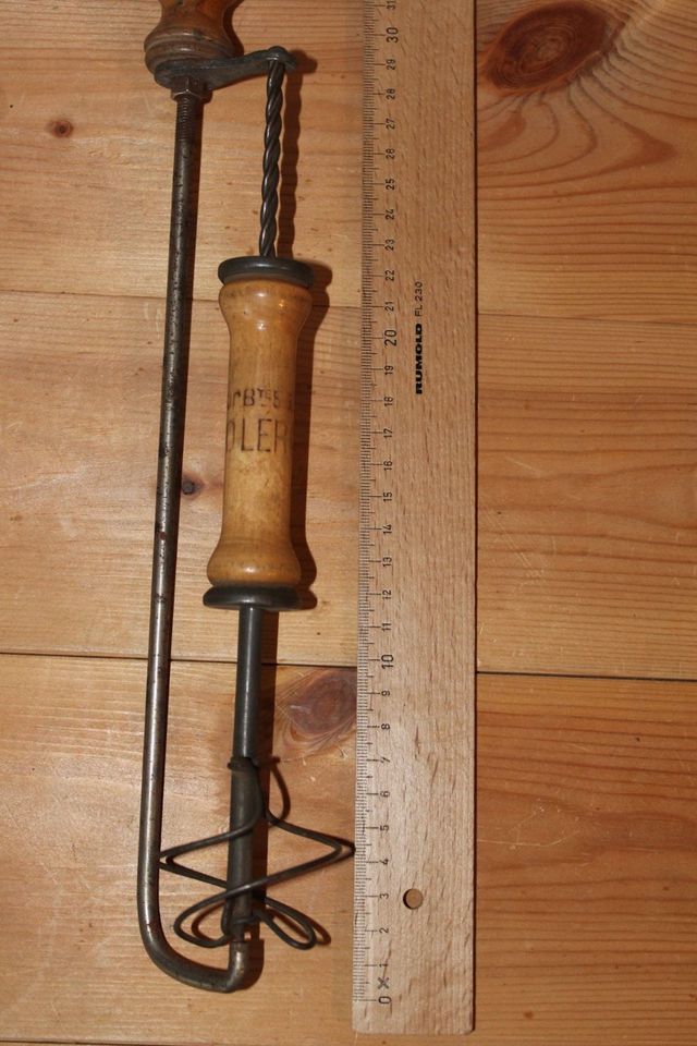 Vintage Rührgerät [Batteur] "LE BOLÉRO" (ca. 1930) in Perl