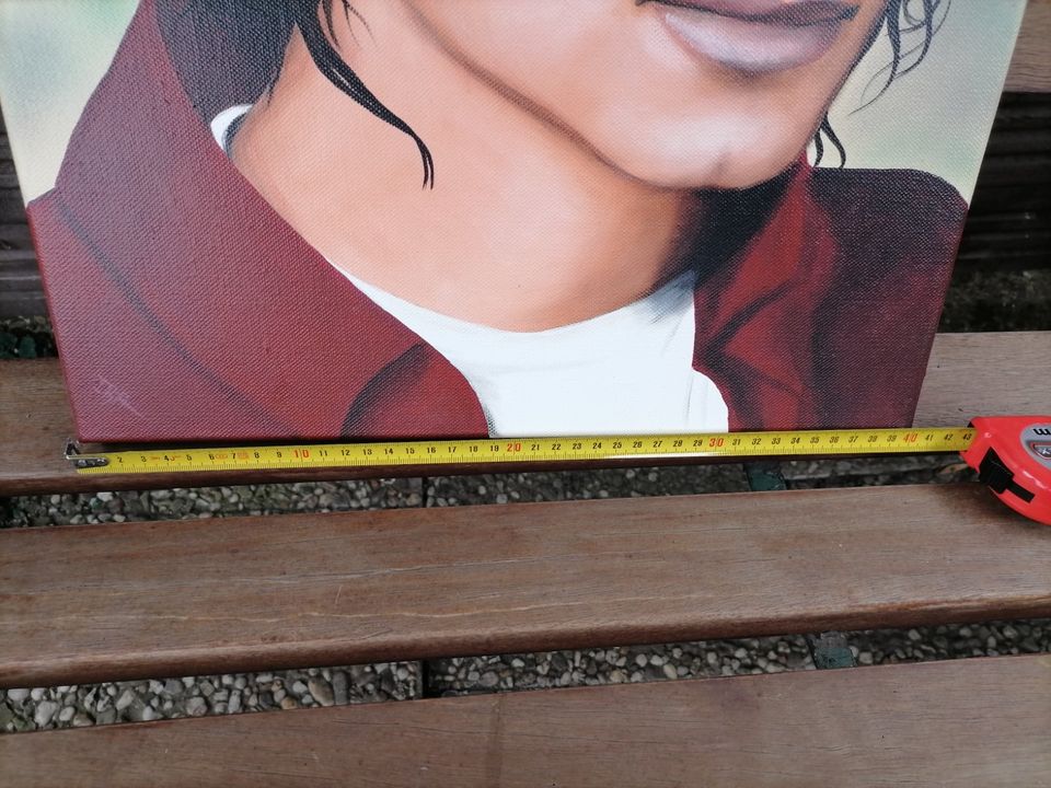 "Michael Jackson"  Acryl/ Ölgemälde Bild Unikat Original 50x40 cm in Neukirchen-Vluyn