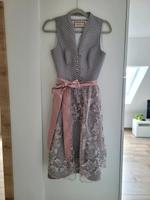 Stockerpoint Dirndl Madlenka rosa/grau 36 65cm Bayern - Scheyern Vorschau