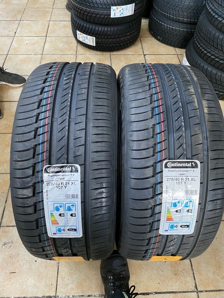 275/40R/21 107Y XL Continental Premiumcontact6* SSR ink.Montage in Aschaffenburg