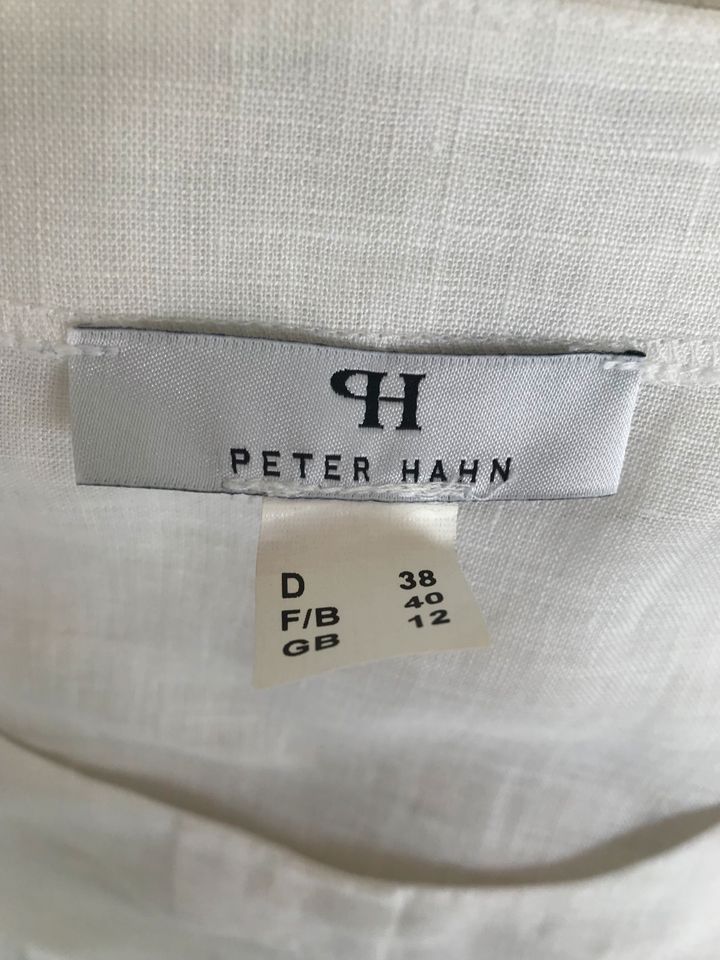 Peter Hahn Leinenbluse/ Shirt Gr 38 in Riederich