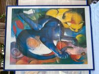 Franz Marc Kunstdruck mit blauem Metallrahmen Niedersachsen - Nordenham Vorschau