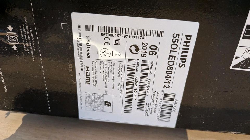 Philips OLED 55 Zoll 804/12 in Lübeck