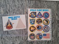 NASA Sticker Space Shuttle COLUMBIA und Apollo 7 Baden-Württemberg - Wimsheim Vorschau