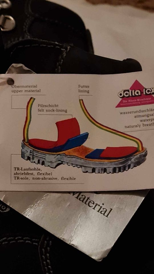 Neue  winter kinderschuhe Gr 25  Membran Echt Leder in Triefenstein