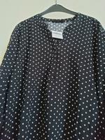 Bluse, Gr. 48, schwarz, weiße Punkte, NEU mit Etikett Nordrhein-Westfalen - Ense Vorschau