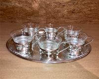 Teeservice 6 Personen DDR alt feines Glas Silber Thüringen - Camburg Vorschau