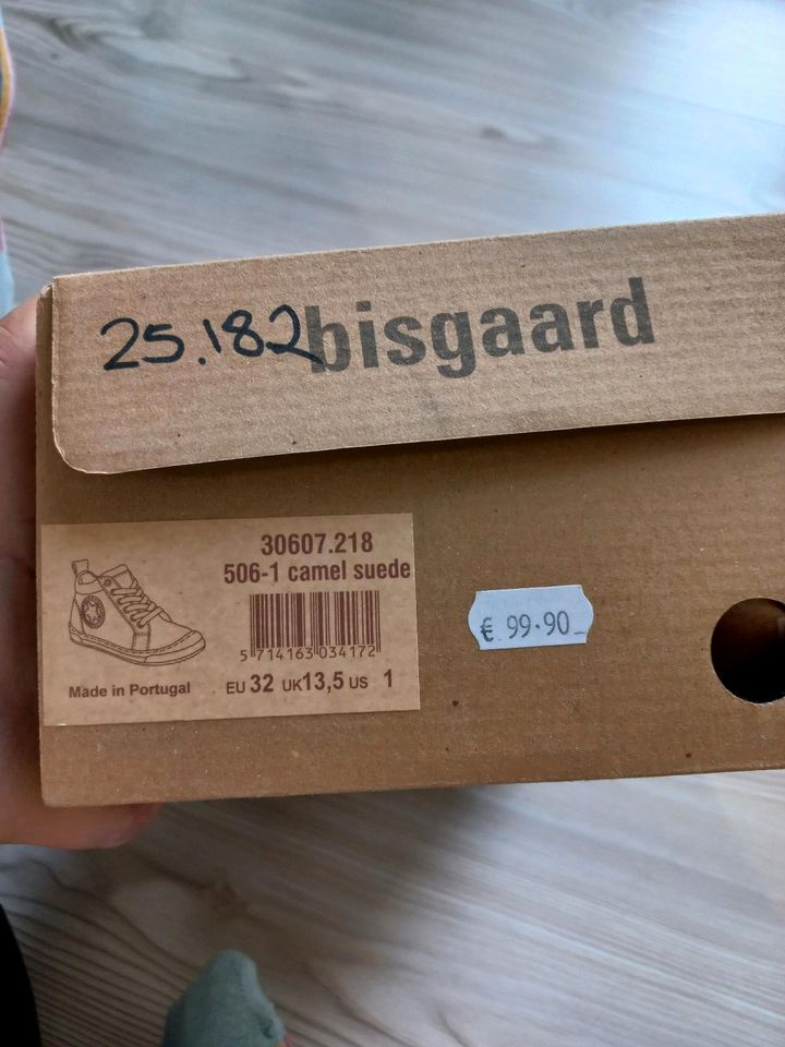 Bisgaard Stiefel Boots Leder Junge Neu OVP Gr. 32 in Bernau