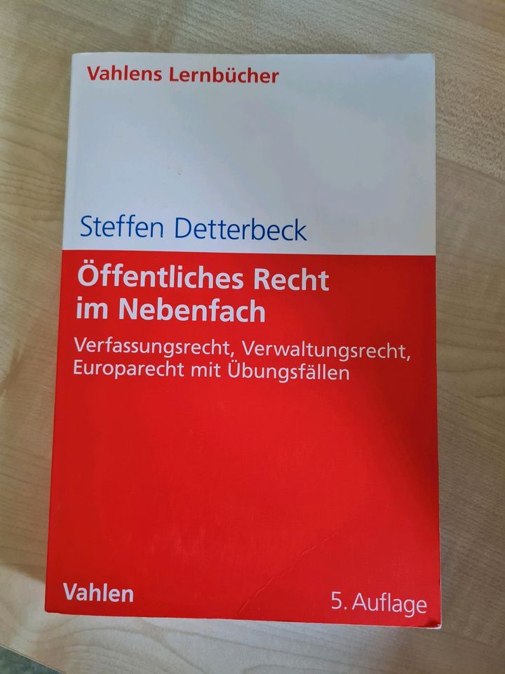 Öffentliches Recht im Nebenfach - Steffen Detterbeck (5. AUFLAGE) in Emsdetten