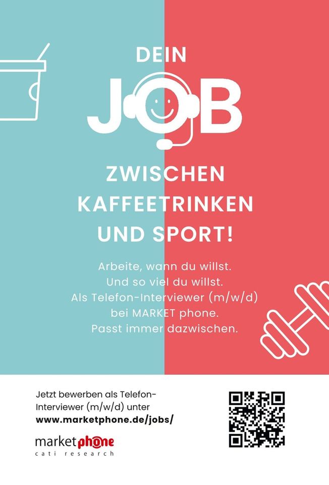 Nebenjob, Aushilfsjob als Telefon-Interviewer (Teilzeit/Minijob) in Wallenhorst