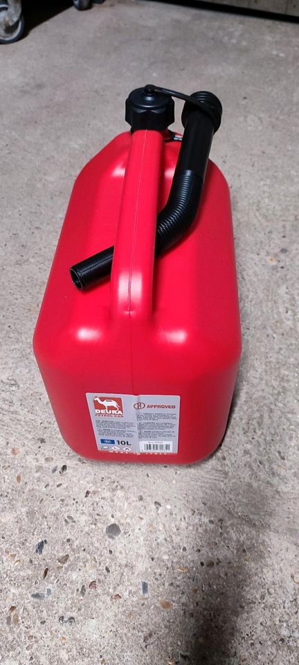 Benzinkanister Deura 10l, rot, neu in Mainz