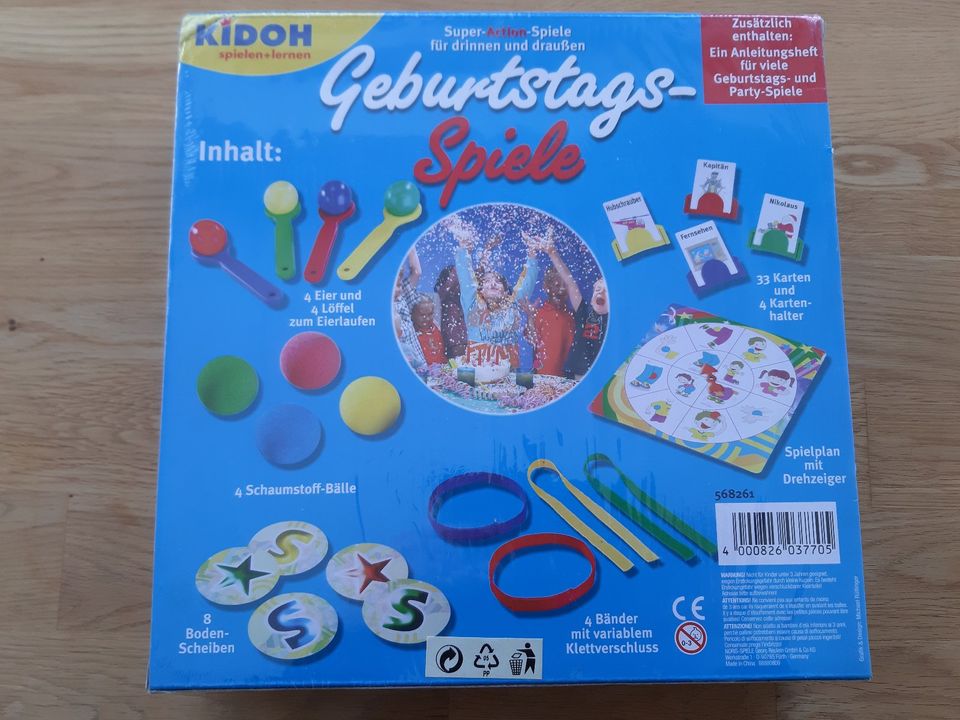 Geburtstagsspiele von Kidoh - unbenutzt in Müllrose