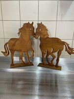 2 Stk. Deko Figur Edelrost Metall Pferd Rostock - Seebad Warnemünde Vorschau