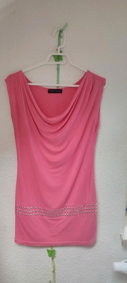 Long Shirt Kleid Melrose pink. Nieten Gr. 36 38 S M Wasserfall in Thüringen  - Schleiz | eBay Kleinanzeigen ist jetzt Kleinanzeigen