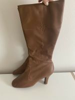 Lederstiefel - Cognac - Gr. 40 Hamburg-Nord - Hamburg Winterhude Vorschau