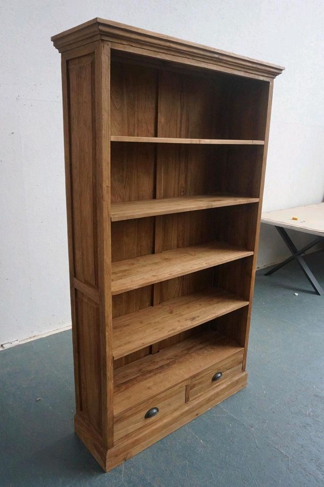 B&B Bücherregal 3349 BUF # Teak Altholz # Massiv-Möbel in Alsfeld