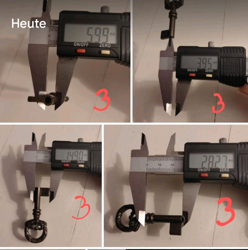 Antike Möbel Schlüssel Messing Kommode Vitrine Schrank in Norderstedt